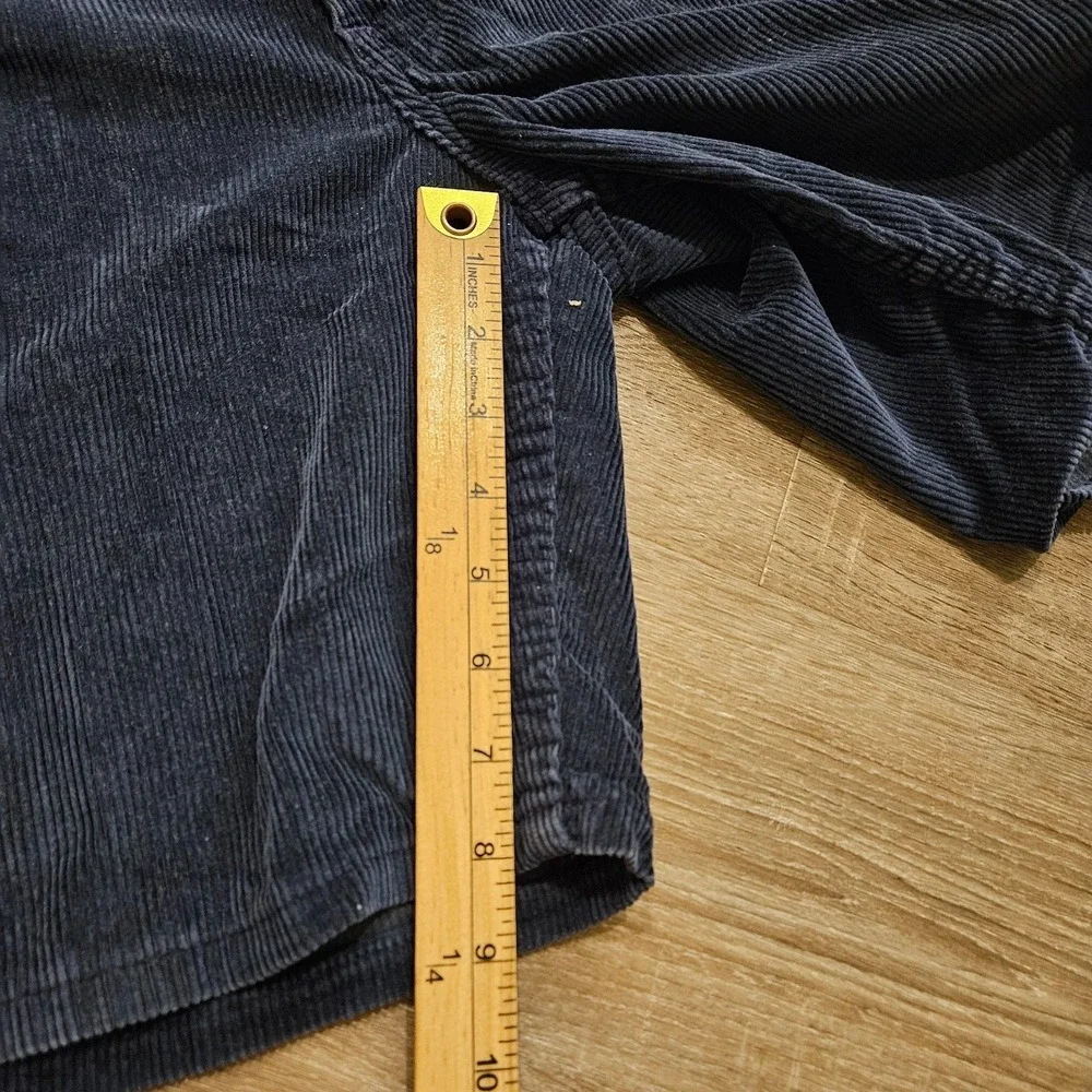 Vintage Levis 560 Corduroy Shorts Mens 32 Navy Orange Tab 8in Loose Fit 90s